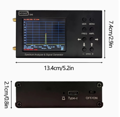Handheld Spectrum Analyzer 35M - Signal Generator Spectrum Analyzer recension och pris